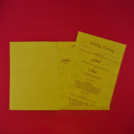 Floral Shimmer Wedding Card 20136