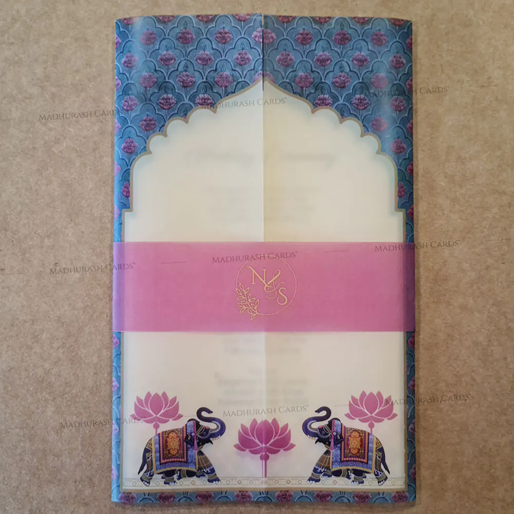 Exquisite Two Door Wedding Invite 9498